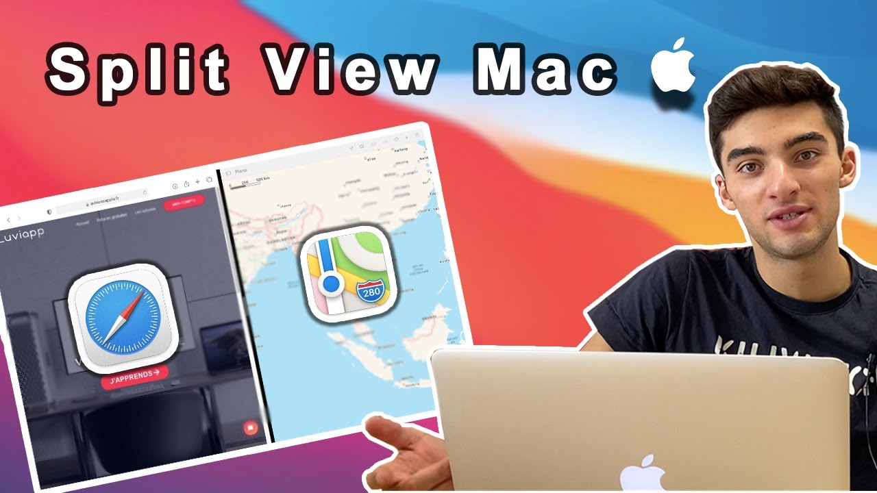  New  Comment mettre deux fenêtres côte à côte en plein écran sur Mac - Split View