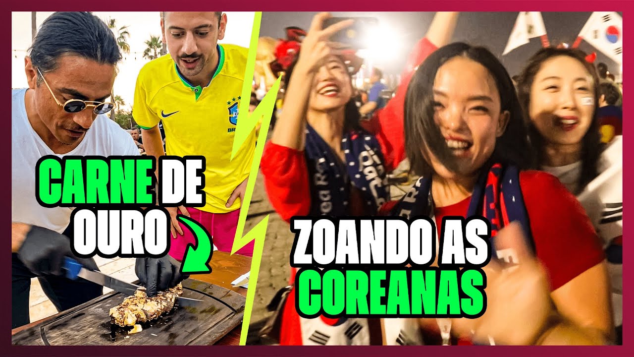 BRASIL X COREIA COMENDO CARNE DE OURO DE 9 MIL!