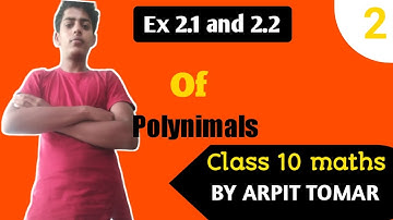 Chapter 2 polynomials Ex 2.1 Ex 2.2 maths class 10 || Math tutor || NCERT
