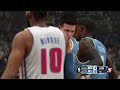 2K14 NBA Full Denver Nuggets Vs Detroit Pistons 