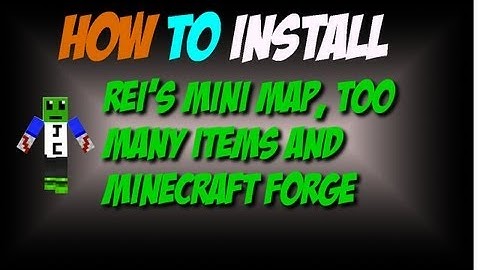 How to install minecraft forge rei