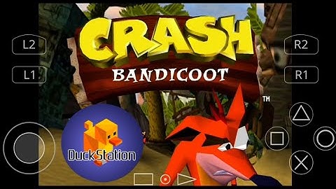 Crash Bandicoot (PS1) Duckstation Emulator Android Gameplay |#ps1 #duckstation