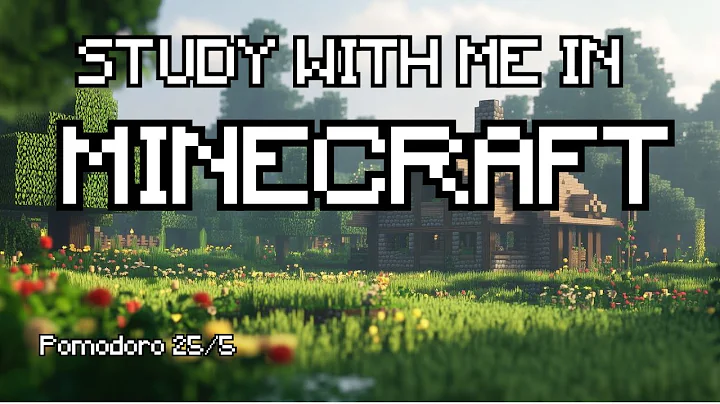 Study with Me In Minecraft | Pomodoro Timer (25/5) + Nature & Ambience