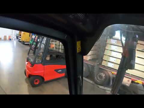 what it looks like unloading 2 trailers after lunch break with no space as a forklift operator