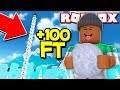 BUILDING A 100 FOOT SNOWMAN IN ROBLOX! (Roblox Christmas)