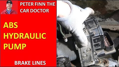 How to replace ABS Hydraulic Pump Brake system. Years 2001 to 2022