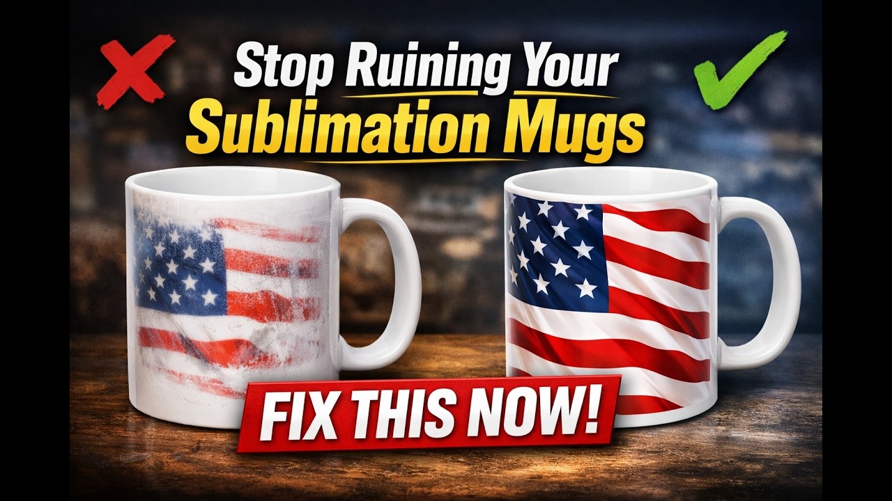 Stop Ruining Your Sublimation Mugs (Fix This Now) - YouTube