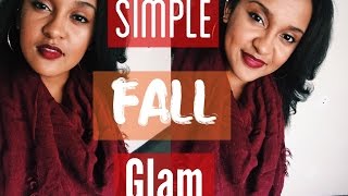 Simple Fall Glam Makeup | Ashley Harris