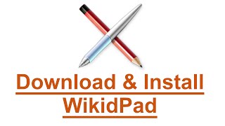 Download & Install WikidPad | WikidPad | Davos Video