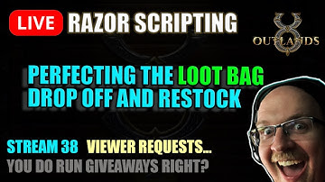 Organize and move your loot the way you want it ODC style- Ultima Online Outlands Razor Scripts LIVE
