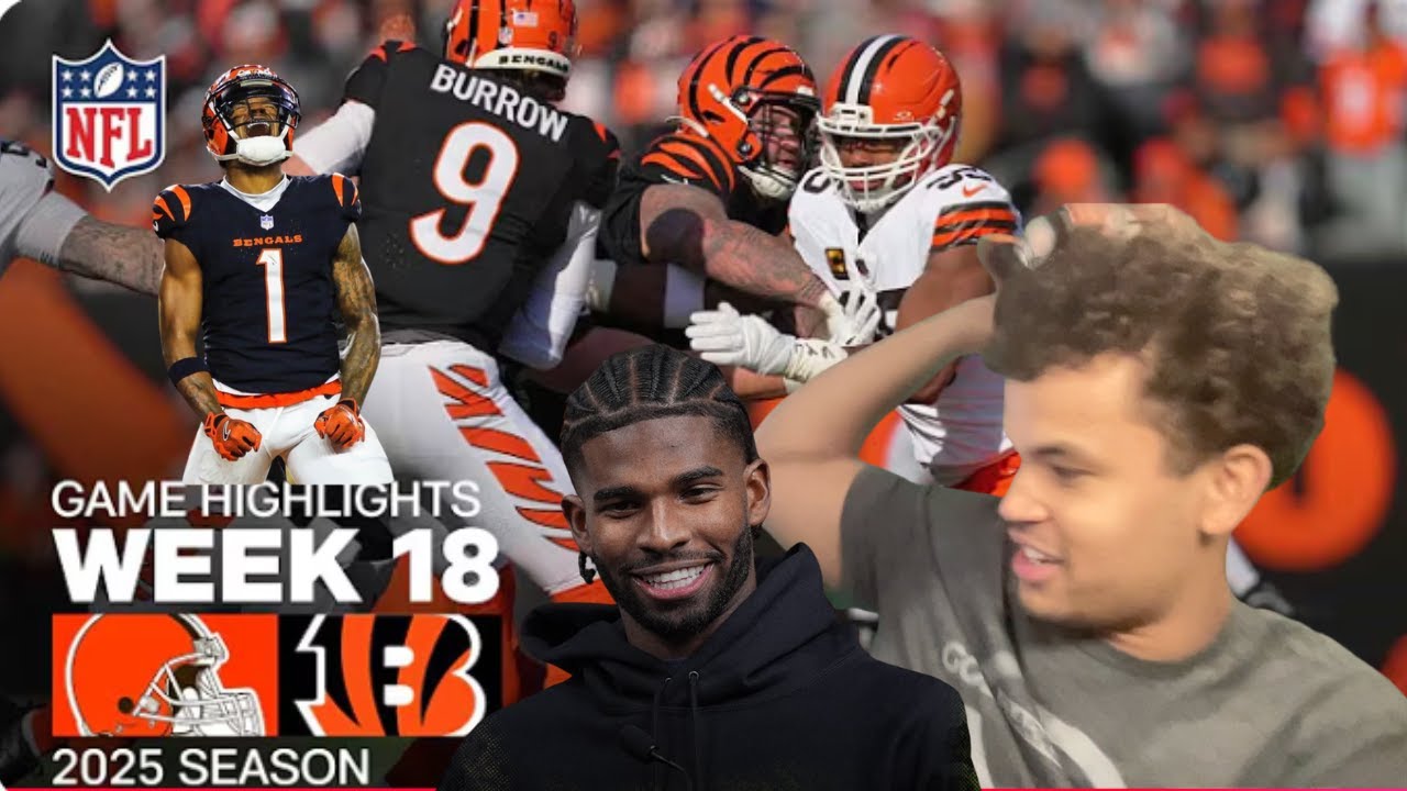 Shedeur Sanders VS Joe Burrow!! BENGALS VS BROWNS REACTION!! AuthenticallyIan