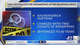 Man sentenced for kidnapping after escaping from MDOC
