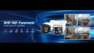 YCX 180° Panoramic View Outdoor Bullet Security IP Camera