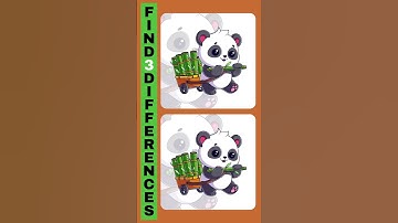 Can You Spot 3 DIFFERENCES in 10 Seconds? #ytshorts #ytviral #間違い探し #quiz