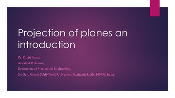 Projection of planes introduction