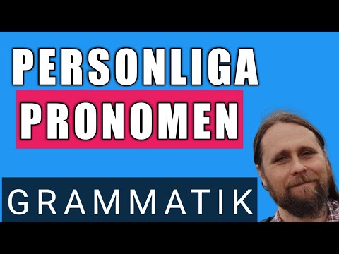 Video: Vilken Medlem I En Mening Kan Ett Pronomen Vara?