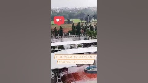 Barish in MNIT jaipur..💓💓