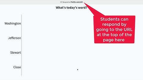 Take attendance using PollEverywhere