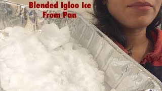 ASMR POWDERY IGLOO ICE LEFTOVERS