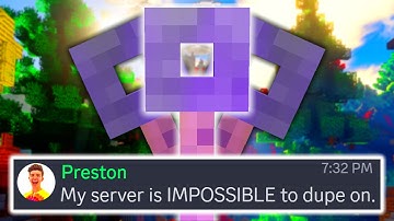 These Minecraft Servers Are IMPOSSIBLE to Dupe On…
