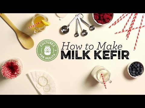 Video: Lad os lære at lave hjemmelavet kefir fra mælk? Kefir starterkultur med bifidumbacterin