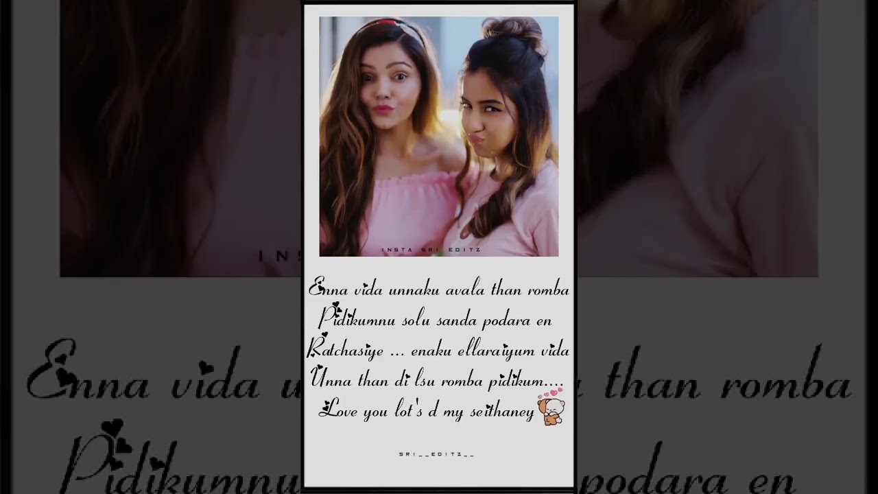 bestie 💋👄 girls bestie tamil WhatsApp status YouTube