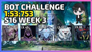 Rank 1 🥇 - Battlefield of Time Challenge 1:53;753 🥇 - Season 16 Week 3 | Solo Leveling:Arise