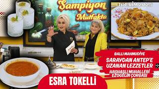 GÜLŞEN COŞANÖZ’DEN GELENEKSEL SOFRA! BALLI MAHMUDİYE, EZOGELİN ÇORBASI VE HAŞHAŞLI MUHALLEBİ