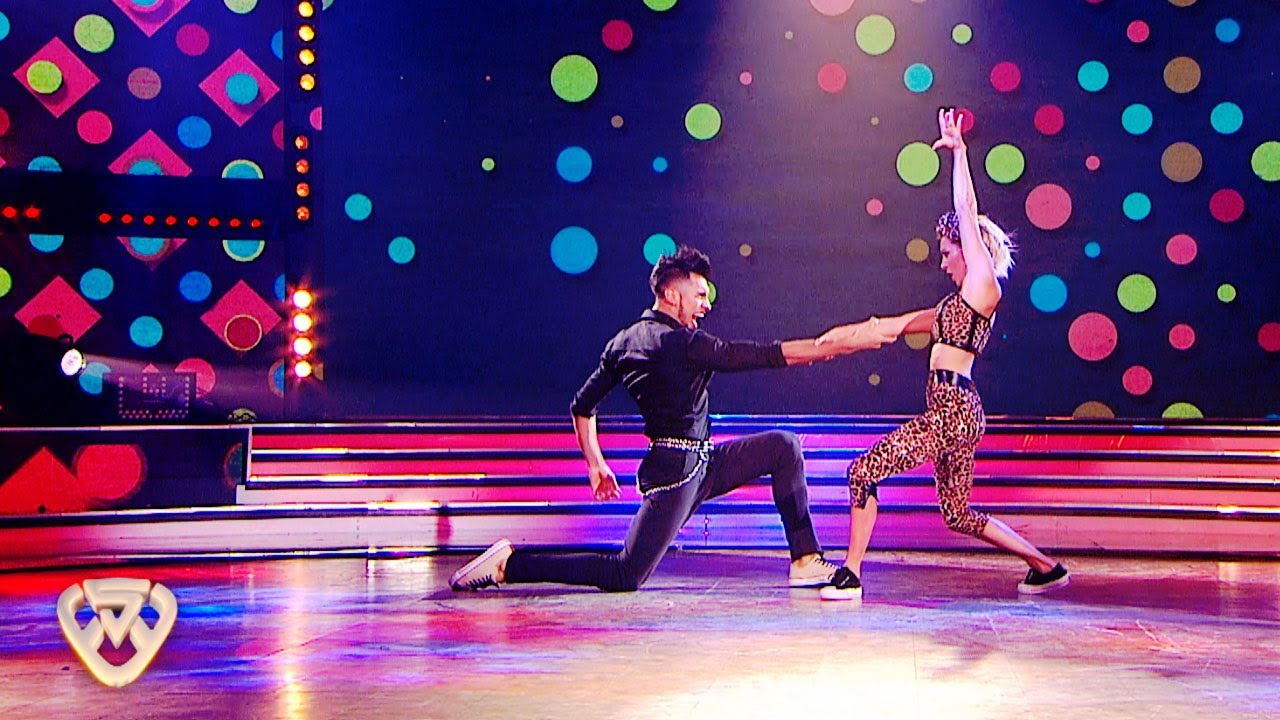 ¡UN LUJO! Noelia Marzol y Jony Lazarte sacudieron la pista con un espectacular rock and roll