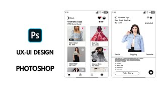 Ui-Ux Design In Photoshop Part-13 & 14 Photoshop Uxui Design Photoshop Tutorial Photoshop Design