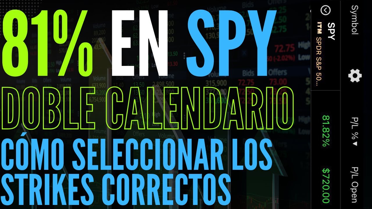 📊 80% de Beneficio con Doble Calendario: Cómo Seleccionar los Strikes Correctos