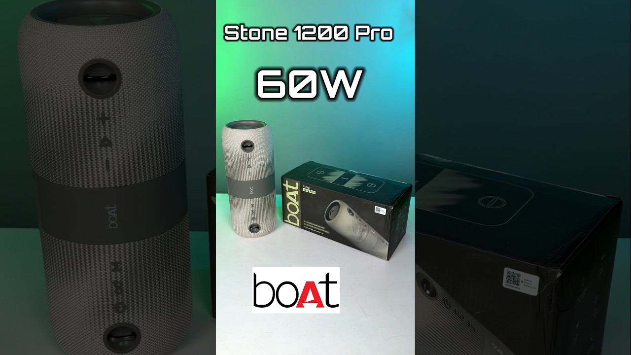 Boat Stone 1200 Pro Bluetooth Speaker | 60W | Quick Unboxing Audio Test 