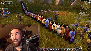 WoW Players Form a Perfect Line to Join Asmongold's Guild