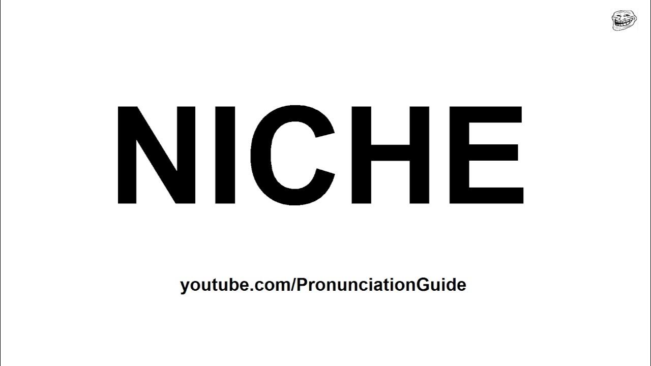 How to pronounce NICHE correctly YouTube
