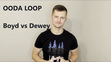 1/4 What is the difference of the OODA loop by John Boyd vs John Dewey