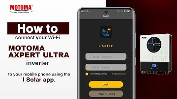 How to wireless remote control Solar Inverters via I Solar APP connect Wi-Fi network on a smartphone