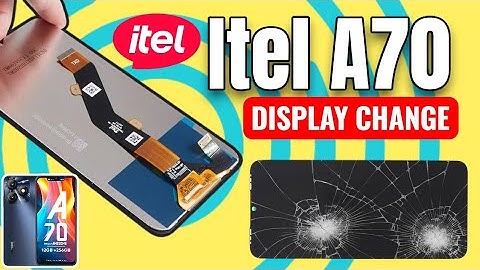 Itel A70 Display Replacement | How to Change Itel A70 Screen Step by Step #itel #repair #how 