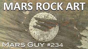 Perseverance unveils a petroglyph