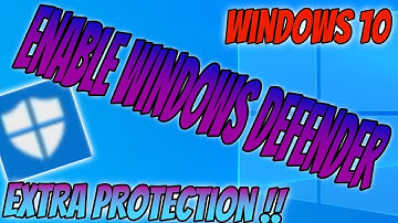 Enable Microsoft Defender Alongside 3rd Party Antivirus Software | EXTRA Protection On Windows 10 PC