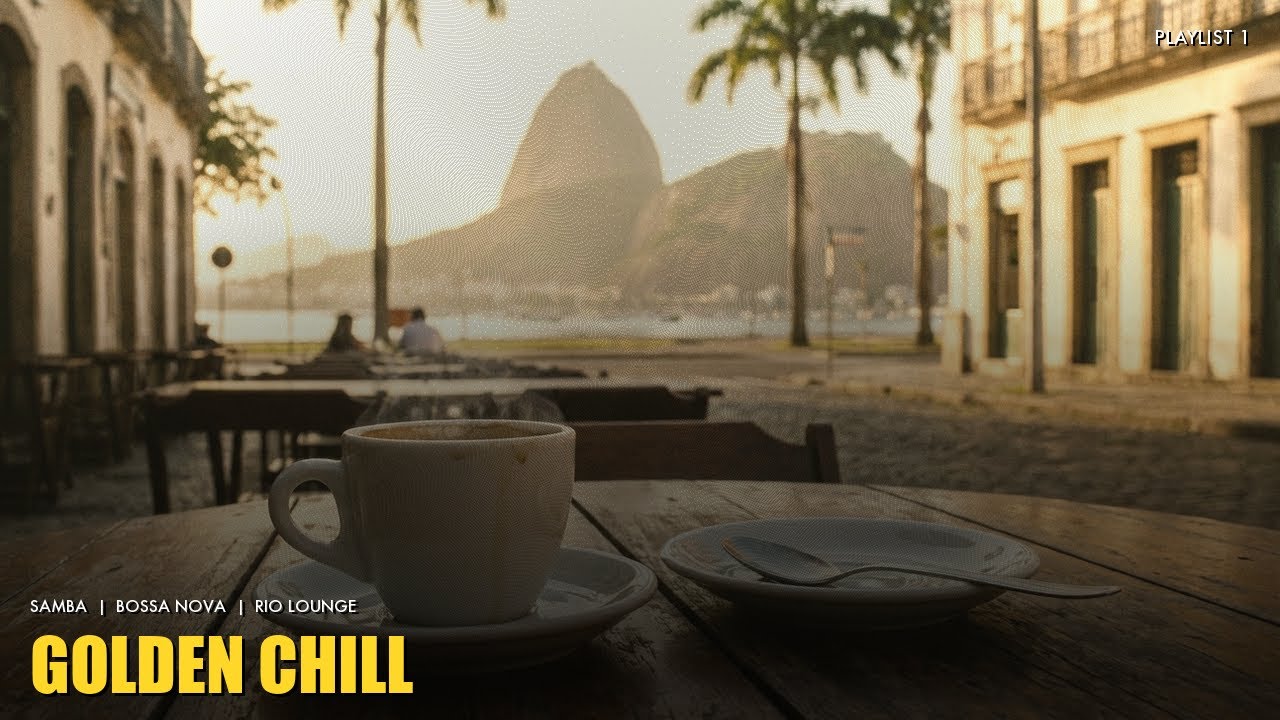 Golden Chill ✨ Morning Coffee & Bossa Nova with a View of Sugarloaf