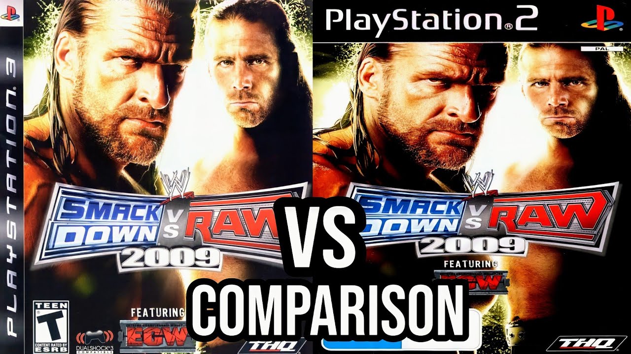 WWE Smackdown Vs Raw 2009 PS3 Vs PS2 YouTube