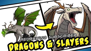 Drawing DRAGONS and DRAGON SLAYERS Submitted by Subscribers