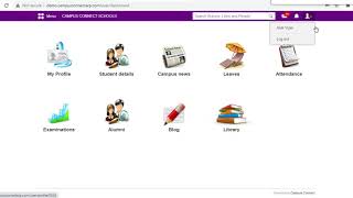 How Student's & Teacher's can change password in campus connect. screenshot 2
