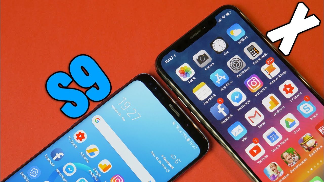 iPhone X vs. Galaxy S9 - te melyiket választanád?