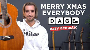 Merry Christmas Everybody - easy acoustic (Slade/ Noel Gallagher)