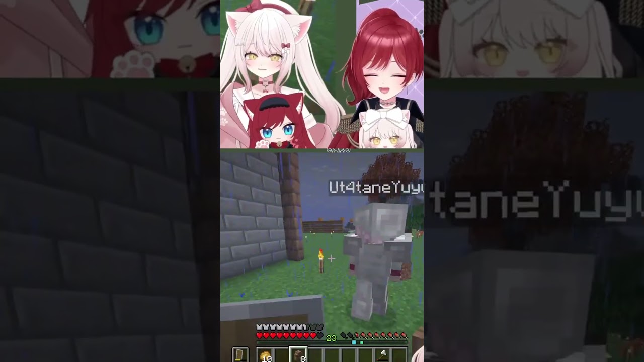 右の翼と左の翼 | #minecraft #ut4taneyuyu #narin2929 (#Twitch)