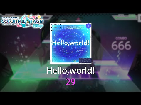 【プロセカ Project SEKAI】Hello,world!【MST】