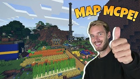 PEWDIEPIE MAP ON MINECRAFT PE!