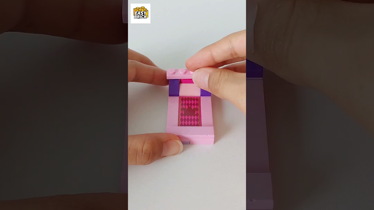 LEGO-styled Mini Kids Bed 🛏️🧱 | EASY BRICK (Kids Room)