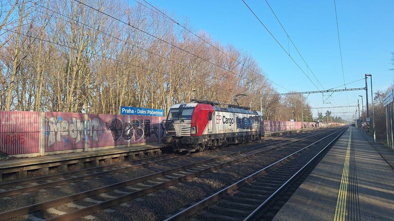 Vlaky Praha-Dolní Počernice. 27.1.2026